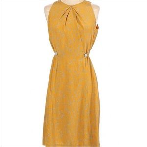 Anthropologie Girl from Savoy Mustard Dress 4